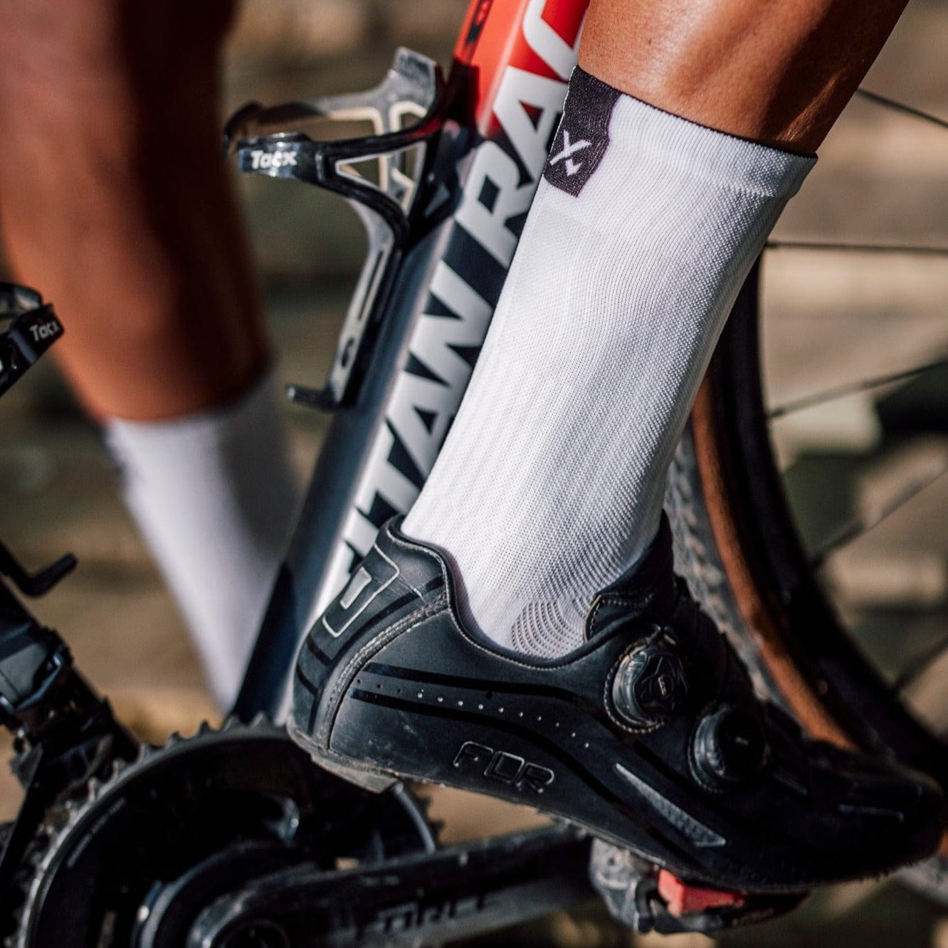 botthms Slight White Socks Crew Socks
